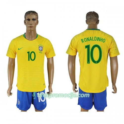Brazil Dres Ronaldinho 10 Domaći Svjetsko prvenstvo 2018 Brazil Dres Ronaldinho 10 Domaći Svjetsko prvenstvo 2018